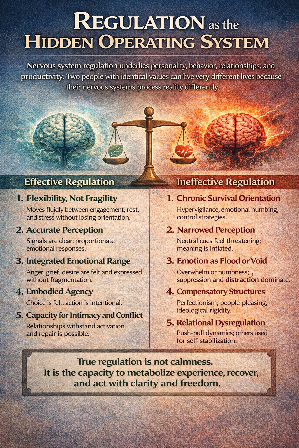 Regulation and Human Functioning