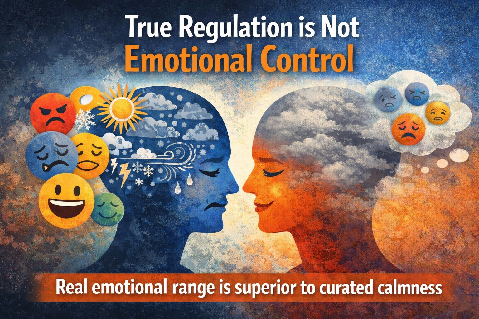 True Regulation is Not Emotional Control